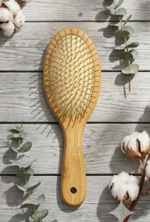 Wooden Paddle Hair Brush Detangling Hairbrush Scalp Massage Brush for Women