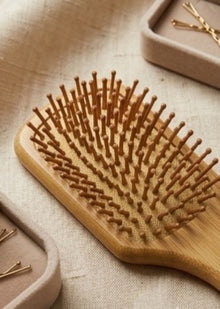 Hairbrush Comb Wooden Paddle Hair Brush for Men & Women Bamboo