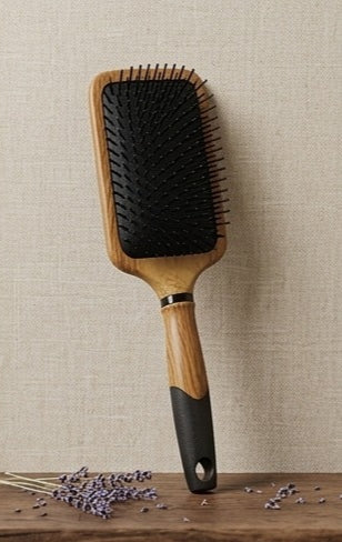 Women Brown Premium Collection Wooden Paddle Hair Brush