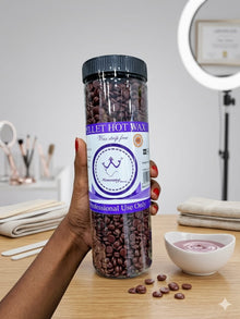 Konsung Professional Pellet Hot Wax Beads – Strip Free Wax for Hair Removal, Face & Body, Hard Wax Beans for Smooth Skin