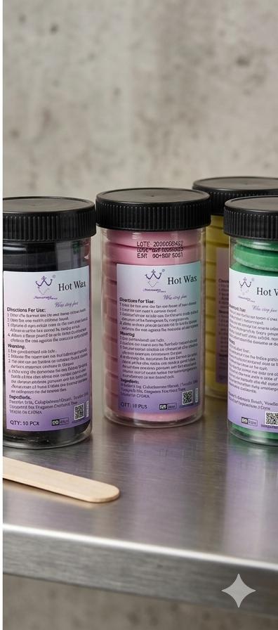 Professional Hot Wax Discs Multi-Color & Scented Hair Removal Wax