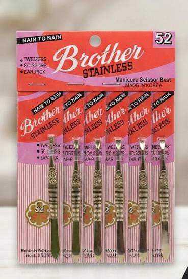 Stainless Steel Eyebrow Tweezers Set of 6 – Precision Grooming Tools