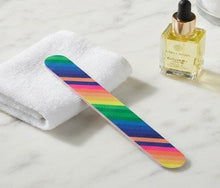 Professional Double-Sided Rainbow Nail File & Buffer – Smooth & Shine