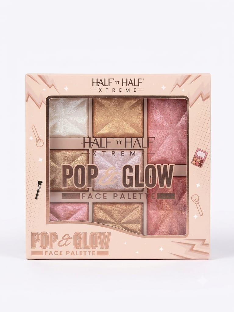 Half 'n' Half Xtreme Pop & Glow Face Palette