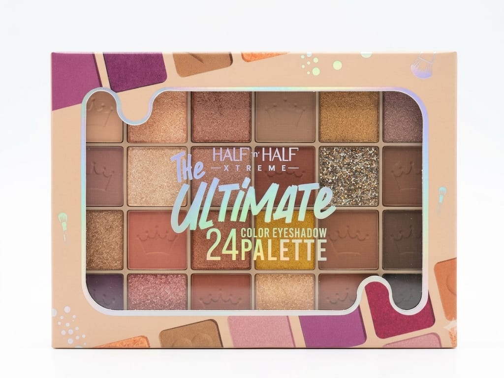 Half 'n' Half Xtreme Ultimate 24 Color Eyeshadow Palette