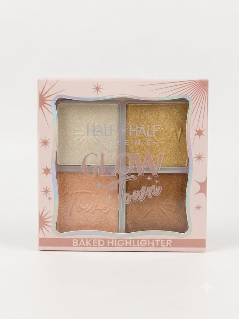 HALF 'N' HALF Xtreme Glow Town 4-in-1 Highlighter
