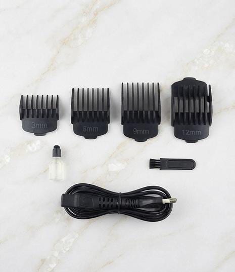 Professional Rechargeable Electric Men’s Hair Clipper & Trimmer (KM - 7055) - The beauty cart