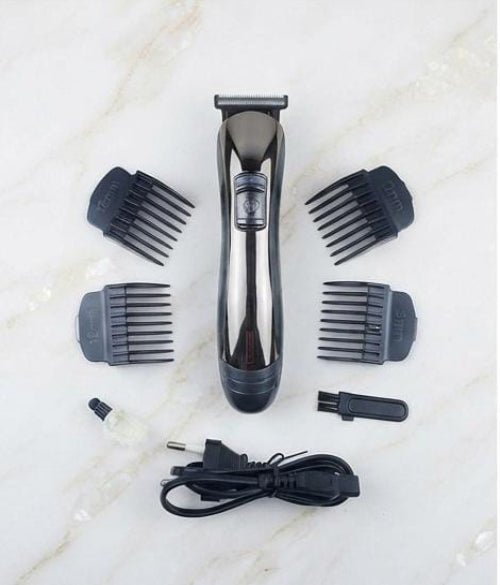 Professional Rechargeable Electric Men’s Hair Clipper & Trimmer (KM - 7055) - The beauty cart