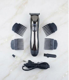Professional Rechargeable Electric Men’s Hair Clipper & Trimmer (KM - 7055) - The beauty cart
