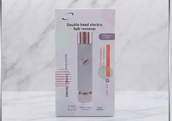 Double Head Electric Hair Remover – Fast & Flawless Grooming