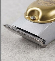 Professional Men's Hair Clippers Zero Gapped Gold (KM - 679) - The beauty cart