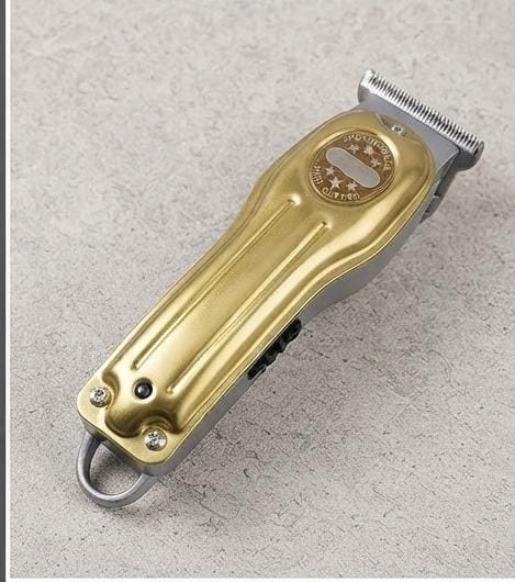 Professional Men's Hair Clippers Zero Gapped Gold (KM - 679) - The beauty cart