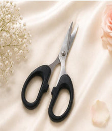 Stainless Steel Scissors with Plastic Handle (HJ 004) – Sharp & Comfortable Cutting