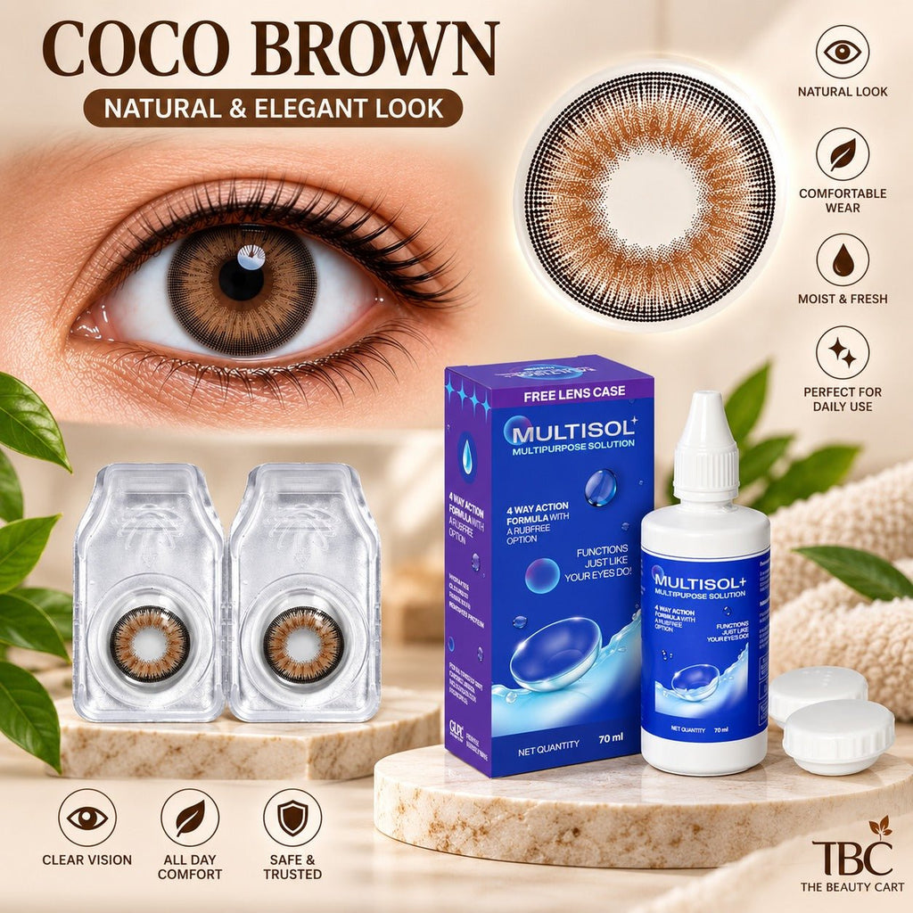 Sterling Gray Color Contact Lens Set (with Multisol Solution & Lens Case) - The beauty cart