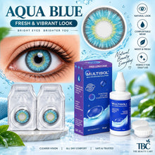 Sterling Gray Color Contact Lens Set (with Multisol Solution & Lens Case) - The beauty cart