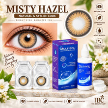 Sterling Gray Color Contact Lens Set (with Multisol Solution & Lens Case) - The beauty cart