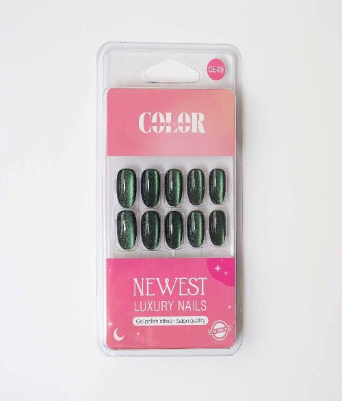 Color Secret Luxury Dark & Moody Gel Press-On Nails - The beauty cart