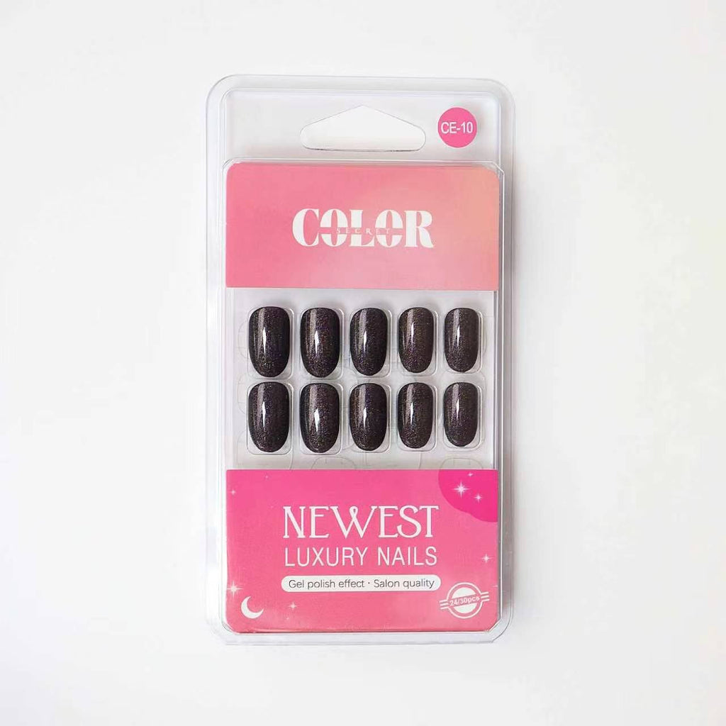 Color Secret Luxury Dark & Moody Gel Press-On Nails - The beauty cart