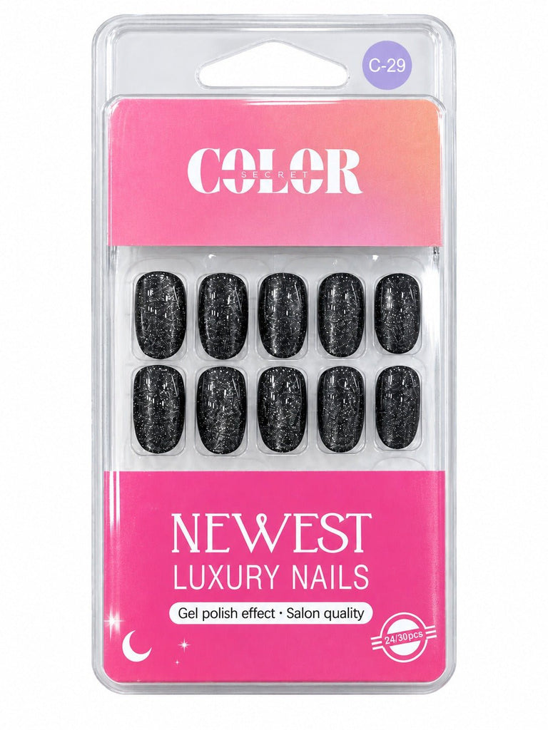 Color Secret Luxury Dark & Moody Gel Press-On Nails - The beauty cart