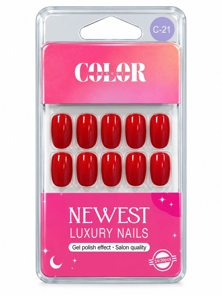 Color Secret Newest Luxury Red Nails - The beauty cart