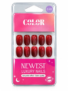 Color Secret Newest Luxury Red Nails - The beauty cart