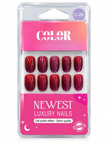 Color Secret Newest Luxury Red Nails - The beauty cart