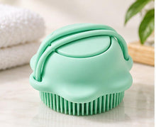Soft Silicone Bath Brush With Shampoo Dispenser