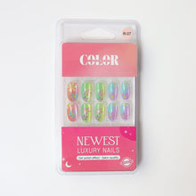 Color Secret Newest Luxury Iridescent Gel Effect Press-On Nails - The beauty cart