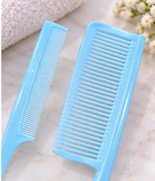 2 Pcs Plastic Hair Comb Set for Women and Men