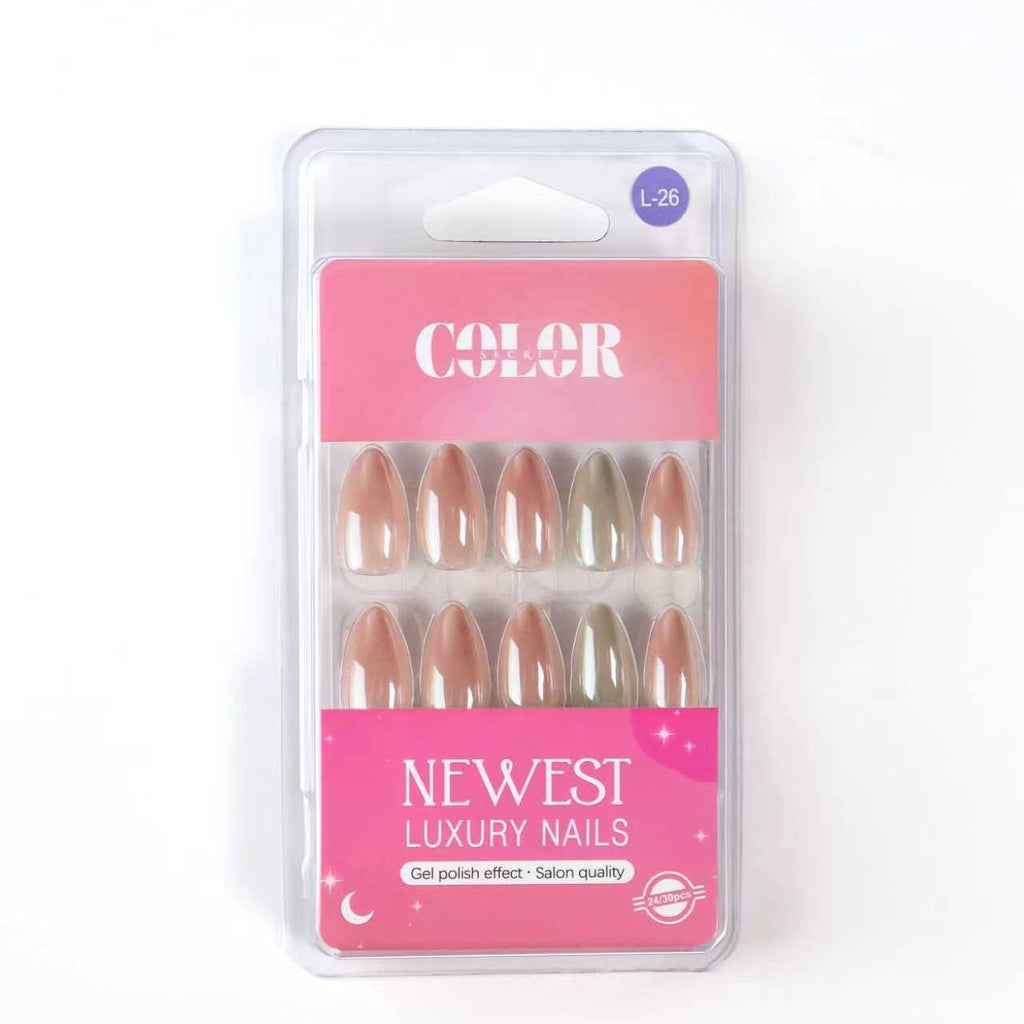 Color Secret Nailz Station Luxury Cat Eye Almond Nails - The beauty cart