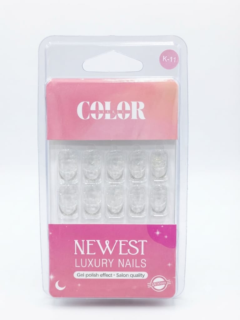 Color secret Premium Reusable Acrylic Nails – Deep Magenta & Cherry Tones - The beauty cart