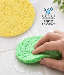4 Pcs Soft Facial Cleansing Sponge & Makeup Wash Pads
