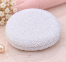 Makeup Powder Puff with Strap – Blush & Loose Powder Blending Puff (White)