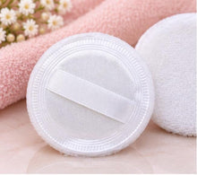 Makeup Powder Puff with Strap – Blush & Loose Powder Blending Puff (White)