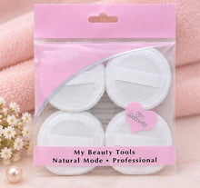 Makeup Powder Puff with Strap – Blush & Loose Powder Blending Puff (White)