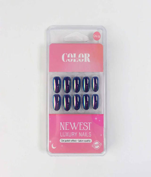 Color Secret Newest Luxury Metallic Artificial Nails