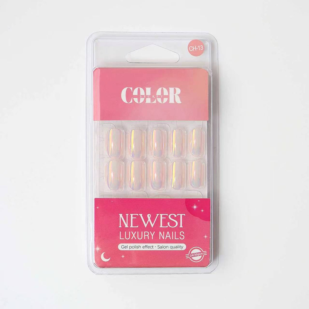 Color Secret Newest Luxury Metallic Artificial Nails