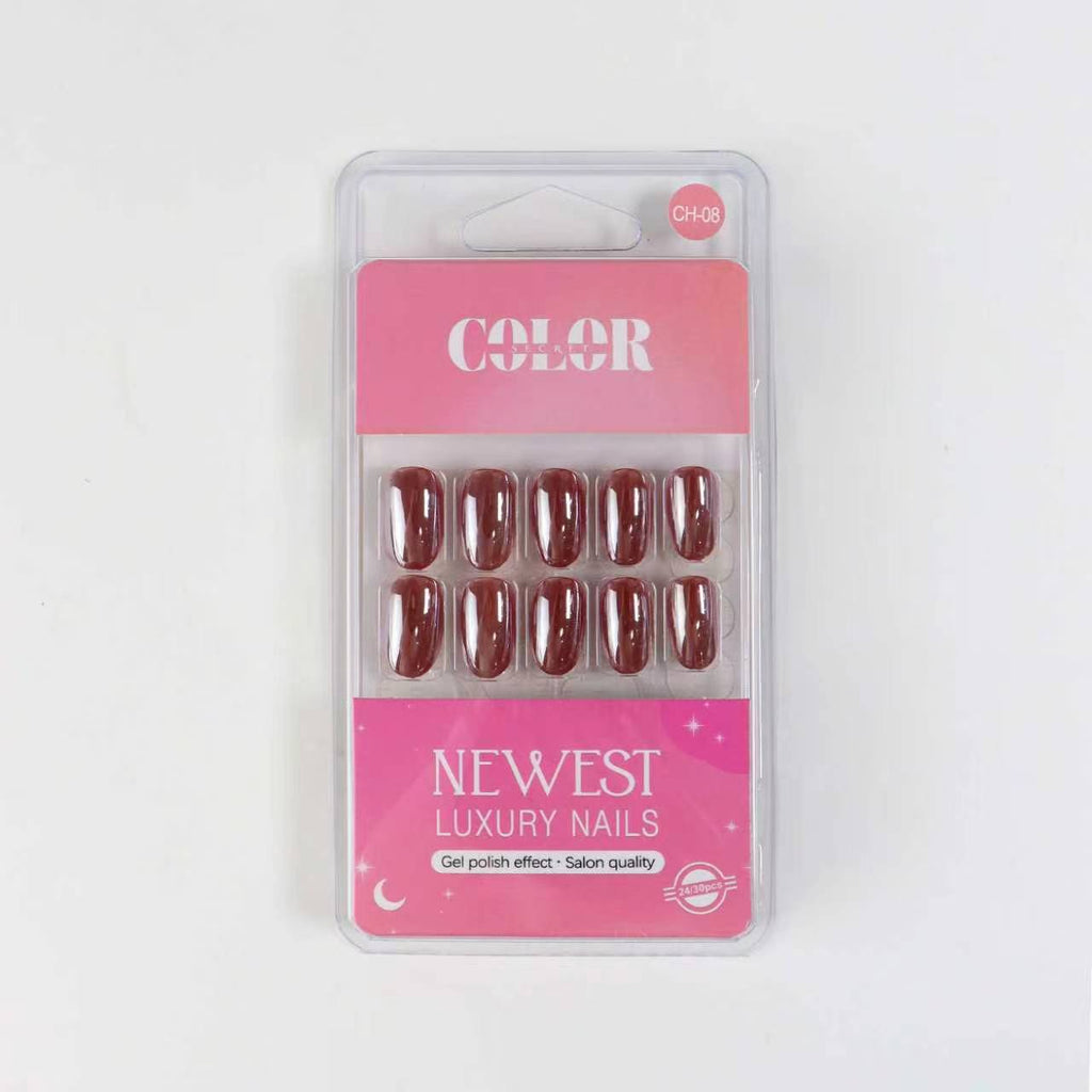 Color Secret Newest Luxury Metallic Artificial Nails