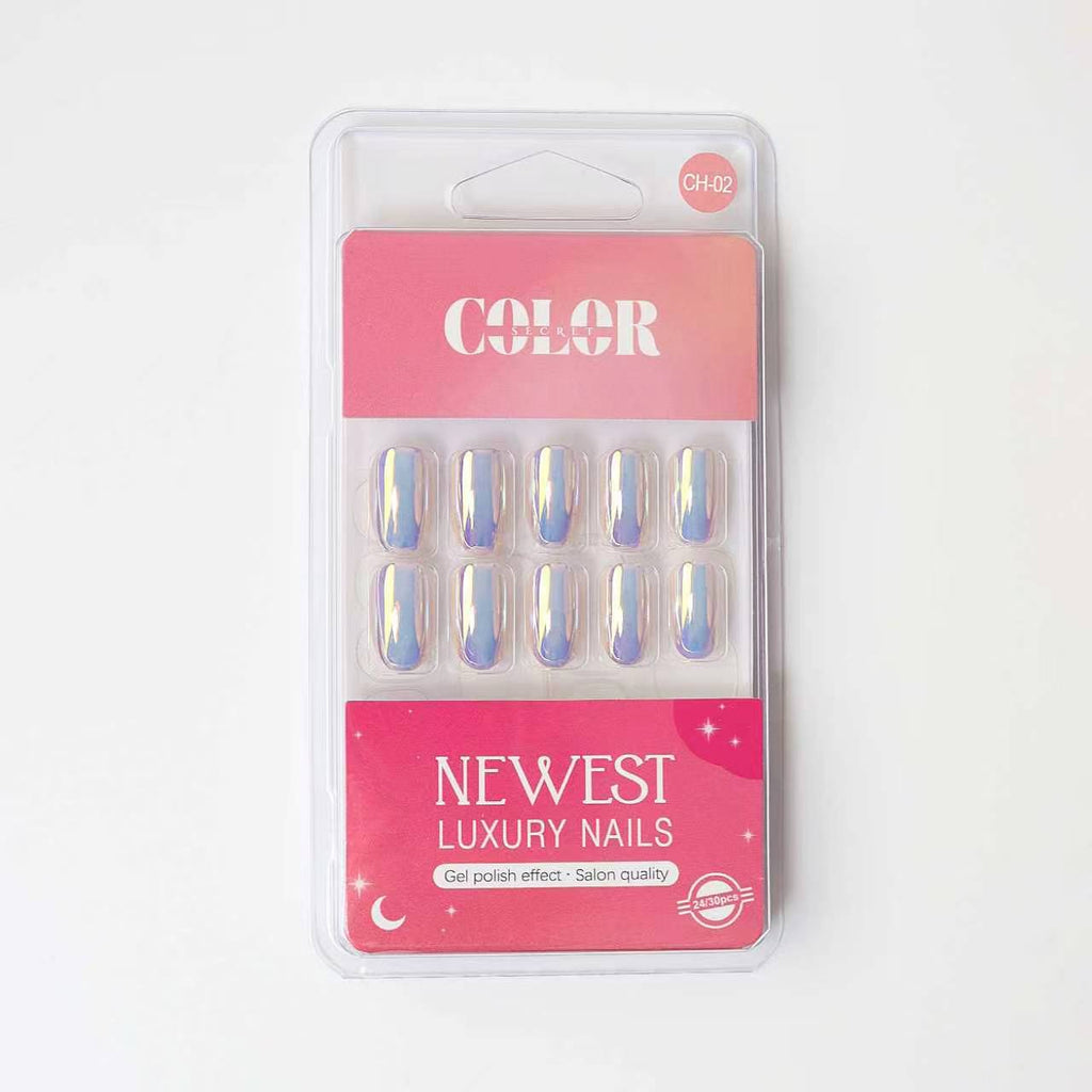 Color Secret Newest Luxury Metallic Artificial Nails