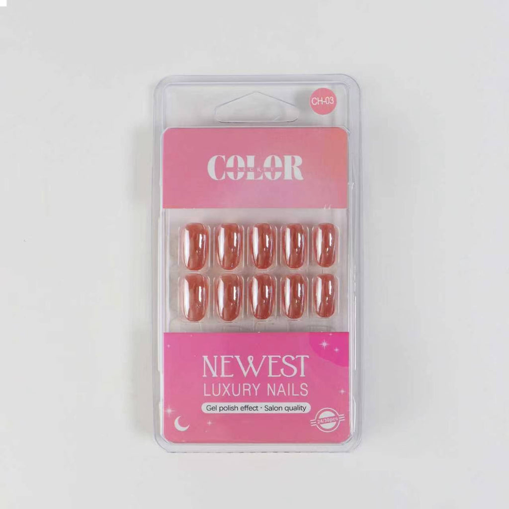 Color Secret Newest Luxury Metallic Artificial Nails