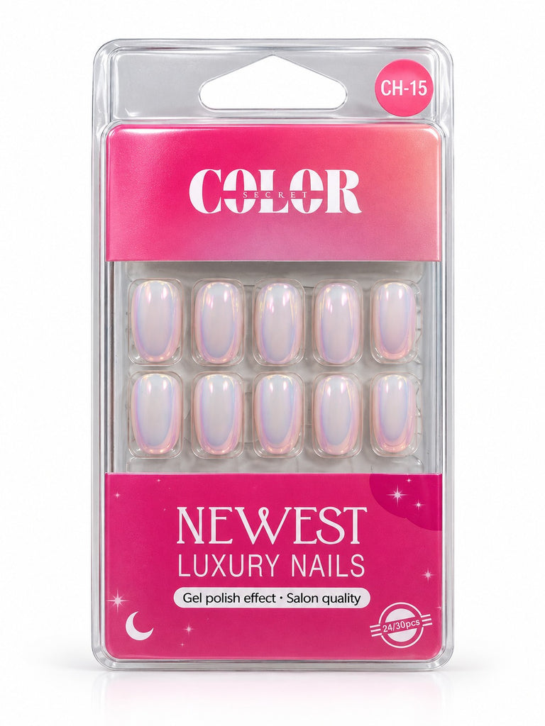 Color Secret Newest Luxury Metallic Artificial Nails