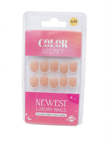 Color Secret Newest Luxury Metallic Artificial Nails