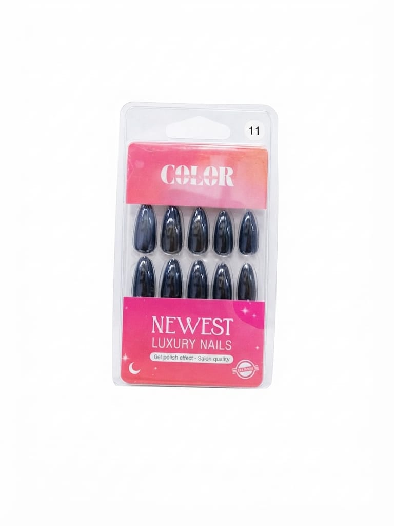 Color Secret Fake Nail Art Set Reusable French