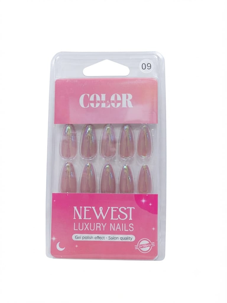Color Secret Fake Nail Art Set Reusable French