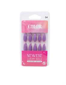 Color Secret Fake Nail Art Set Reusable French