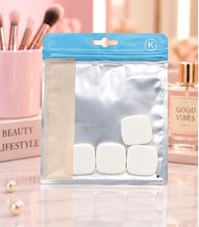 6pcs Square Face Powder Puff Sponges Powder Puff For Wet And Dry