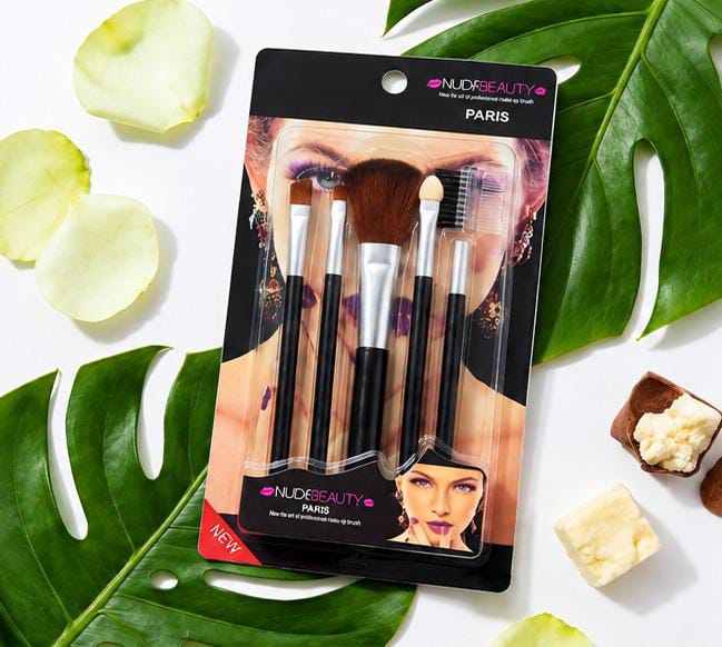 Professional Soft Makeup Brush Set – 5 Pcs - The beauty cart