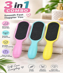 foot filer plastic handle 2 surface