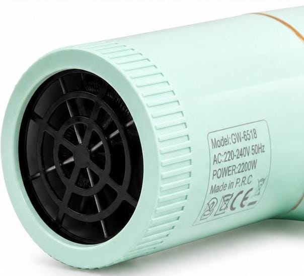Secador de Cabello Infantil para Niñas 2000W – Rosa y Verde