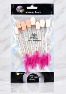2-in-1 Mascara Wands & Lip Brushes for Makeup